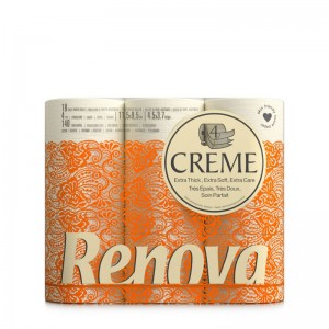 Тоалетна Хартия Creme 18 Ролки Renova