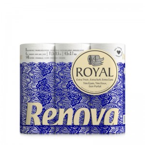 Тоалетна Хартия Royal 9 Ролки Ренова